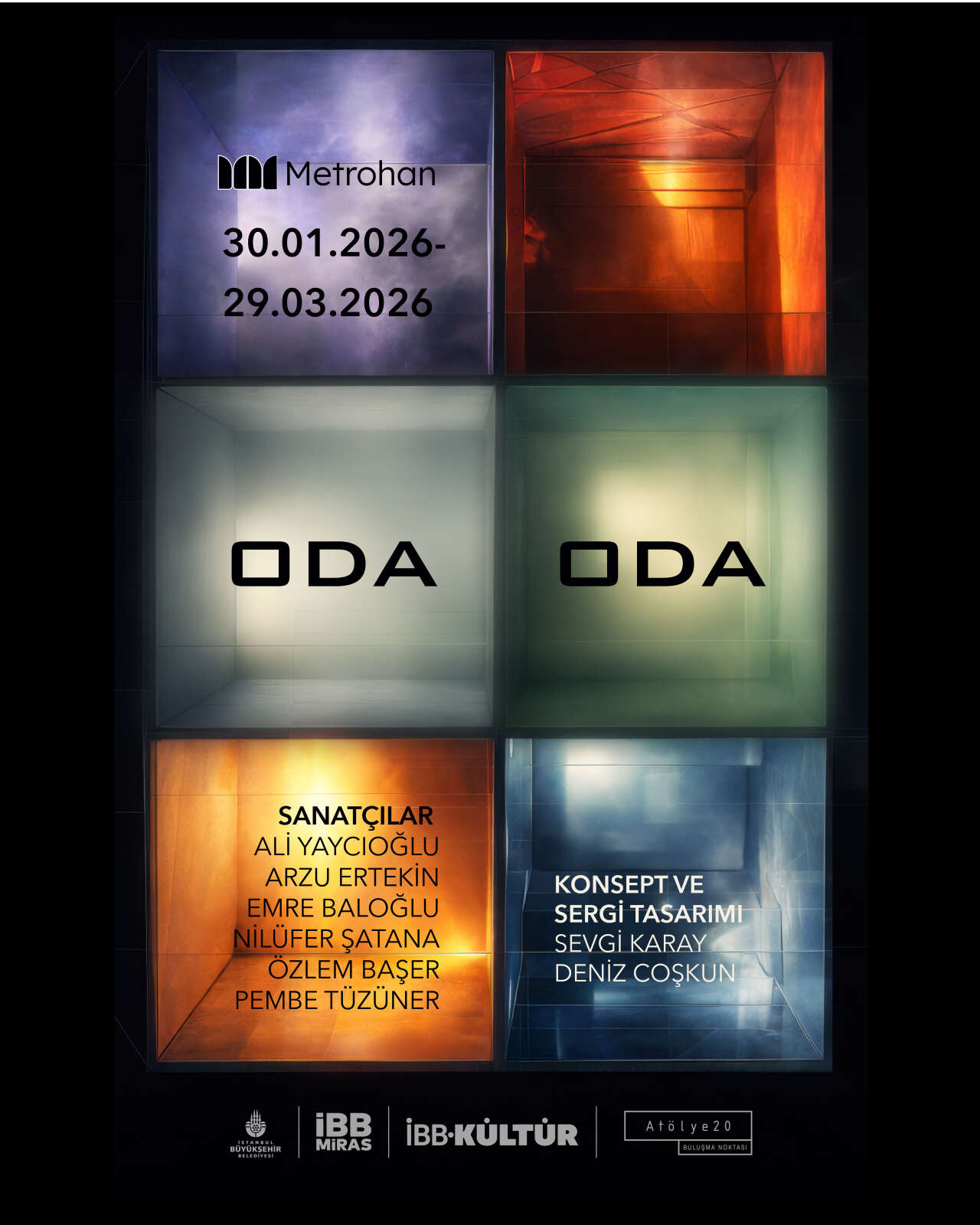 Metrohan’da “Oda Oda” sergisi mart sonuna kadar açık 9